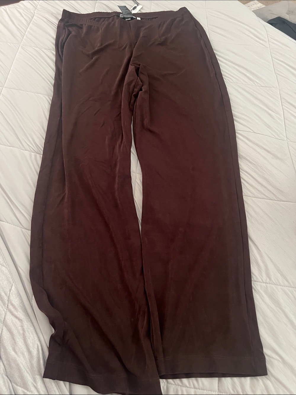 Chico's Women's Brown Wide-Leg Lounge Pants